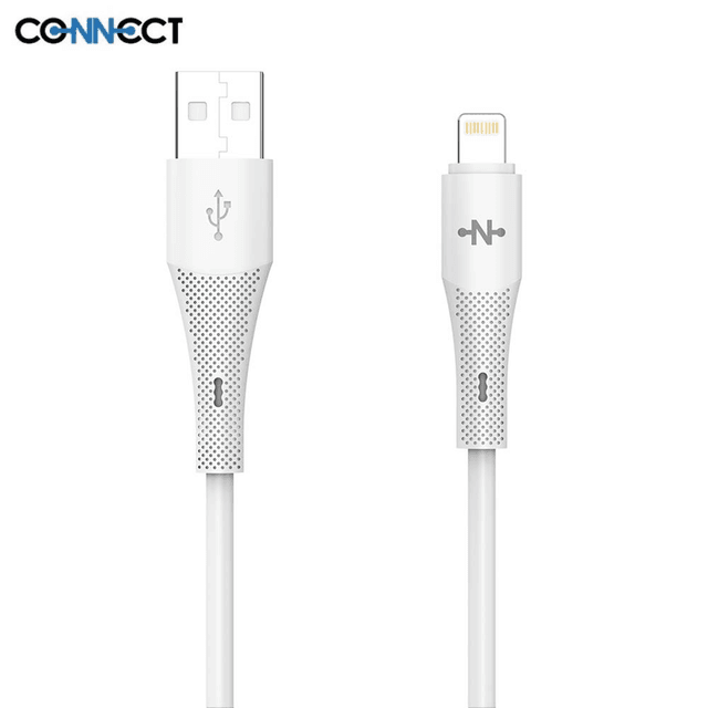 Câble Data USB vers Lightning CONNECT MC-CBL13 10W (1m) Blanc