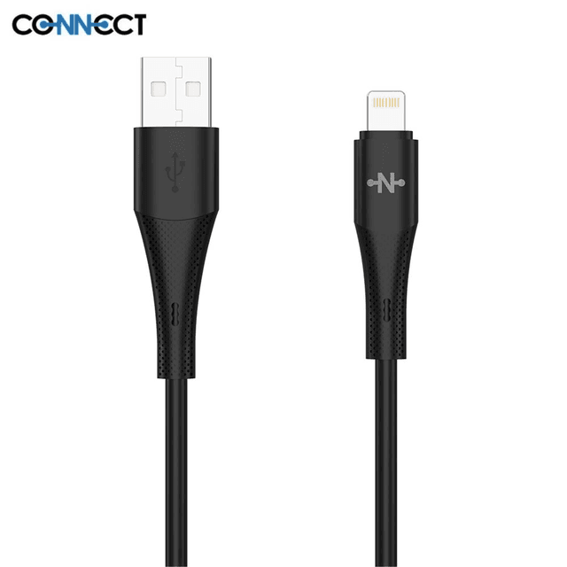 Câble Data USB vers Lightning CONNECT MC-CNL13 10W (1m) Noir