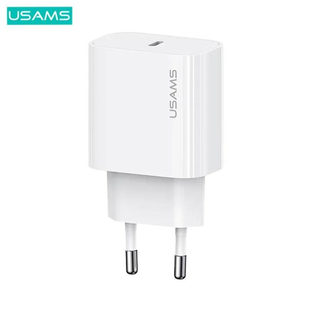 Chargeur Secteur Type-C Usams   US-CC226 T65 20W Blanc