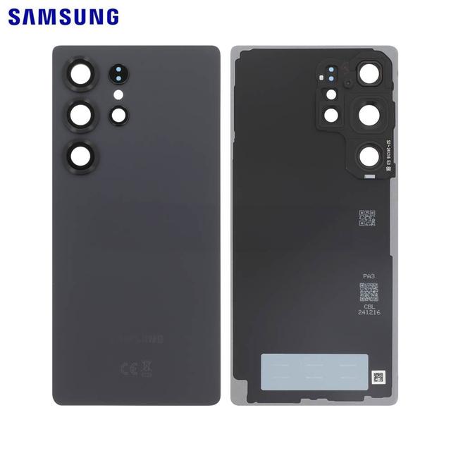 Cache Arrière Original Samsung Galaxy S25 Ultra S938 GH82-36353G Noir Absolu Titane
