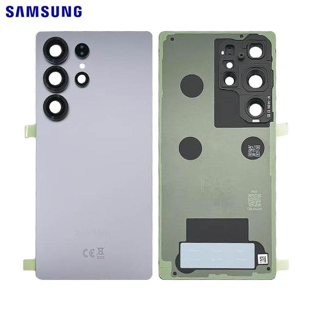 Cache Arrière Original Samsung Galaxy S25 Ultra S938 GH82-36353B Bleu Titane