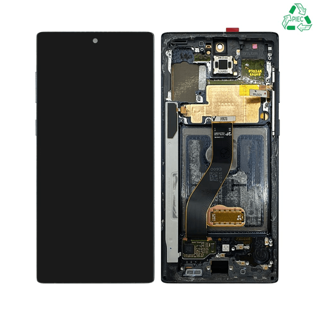 Ecran Tactile Original Pulled avec Châssis (PIEC) Samsung Galaxy Note 10 N970 Noir