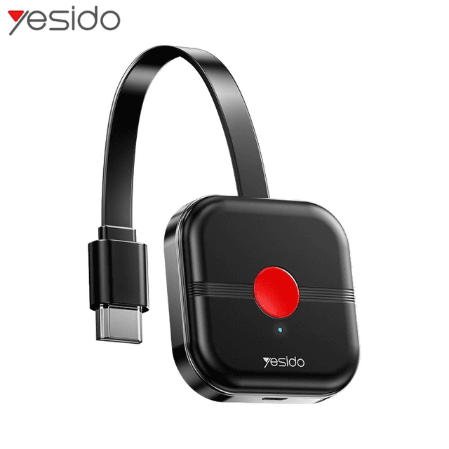 Récepteur d'Affichage Wifi Yesido TV10 5G 4K Dongle HDMI sans Fil Miracast pour Projecteur et TVHD Noir