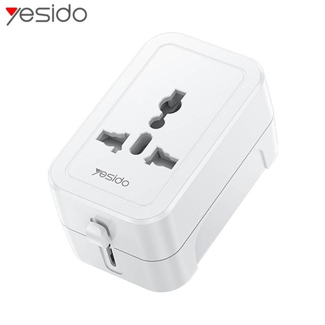 Adaptateur Secteur Universel Yesido MC32 Blanc