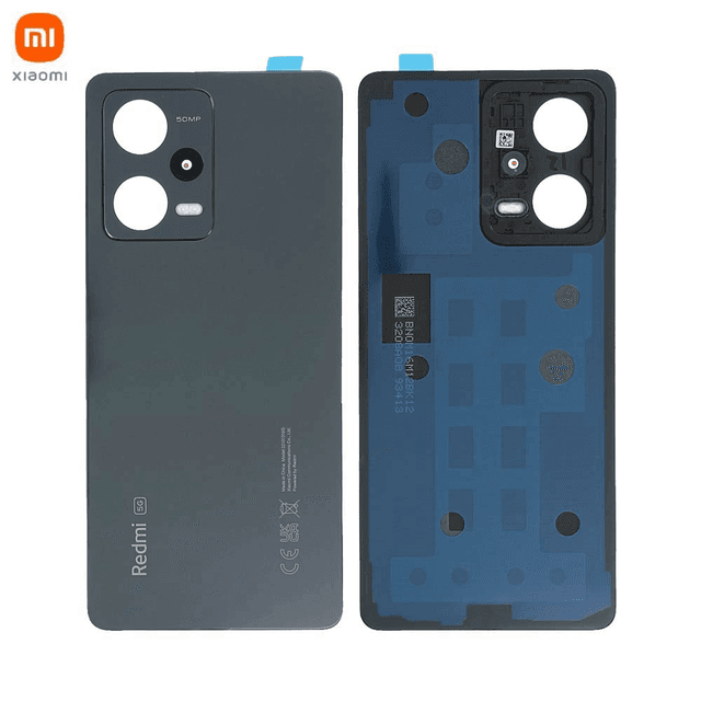 Cache Arrière Original Xiaomi Redmi Note 12 Pro 5G 5600290M1600 Noir Minuit