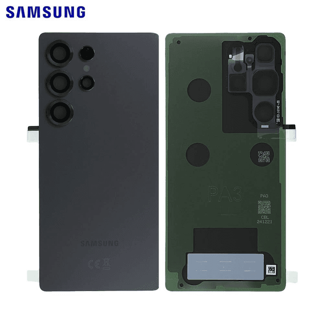 Cache Arrière Original Samsung Galaxy S25 Ultra S938 GH82-36353D Noir Titane