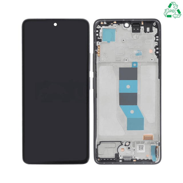 Ecran Tactile Original Pulled avec Châssis (PIEC) Xiaomi Redmi Note 14 5G Noir