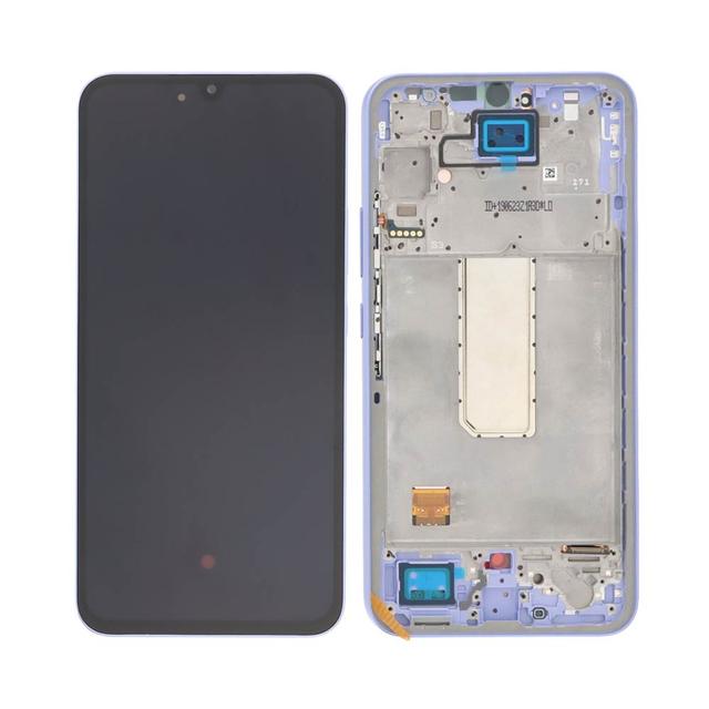 Ecran Tactile Oled avec Châssis Samsung Galaxy A34 5G A346 Lavander