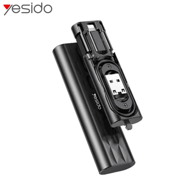 Kit d'Accessoires Yesido CA114 Câble Type-C avec Adaptateurs OTG (MicroUSB, Lightning & USB-A) 6 en 1