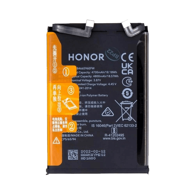 Batterie Original Pulled (PIEC) Honor Magic 4 Lite 5G HB466596EFW