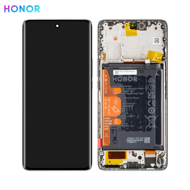 Bloc Écran Complet avec Châssis et Batterie Original Honor Magic 6 Lite 5G 0235AHHQ 0235AHHV Vert Emeraude