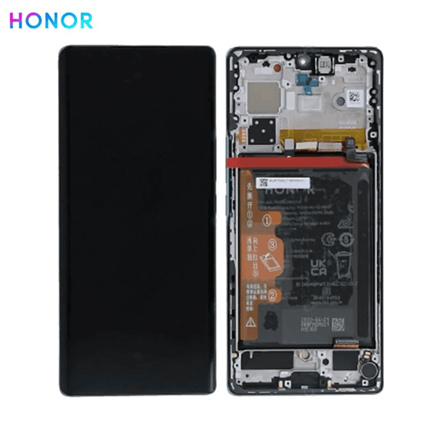 Bloc Écran Complet avec Châssis et Batterie Original Honor 70 0235ACMH Vert Emeraude