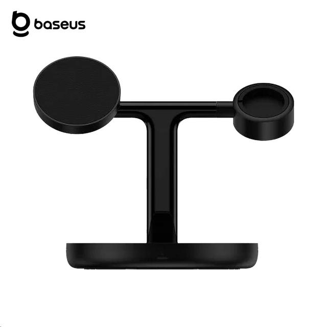 Station de Charge sans Fil Baseus BS-W527 3 en 1 20W Noir