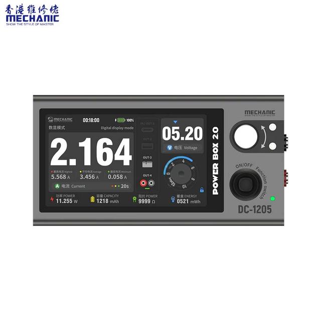 Alimentation Stabilisée Mechanic POWER BOX 2.0 45W Portable avec Batterie 10000mAh 12V 5A
