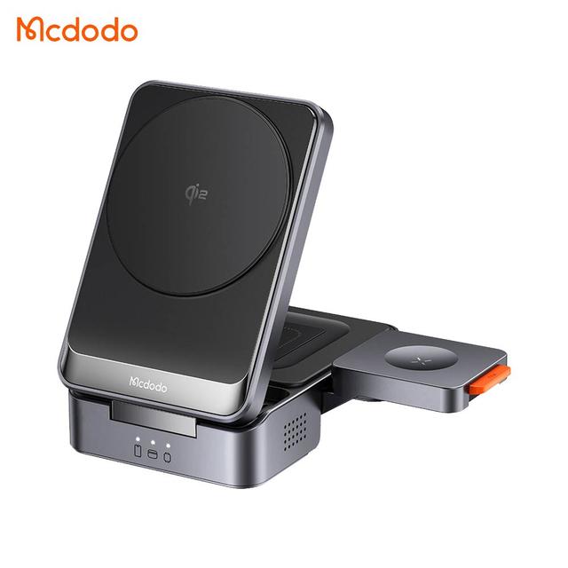 Station de Charge sans Fil Mcdodo CH-5190 Qi2 Pliable 3 en 1 Noir