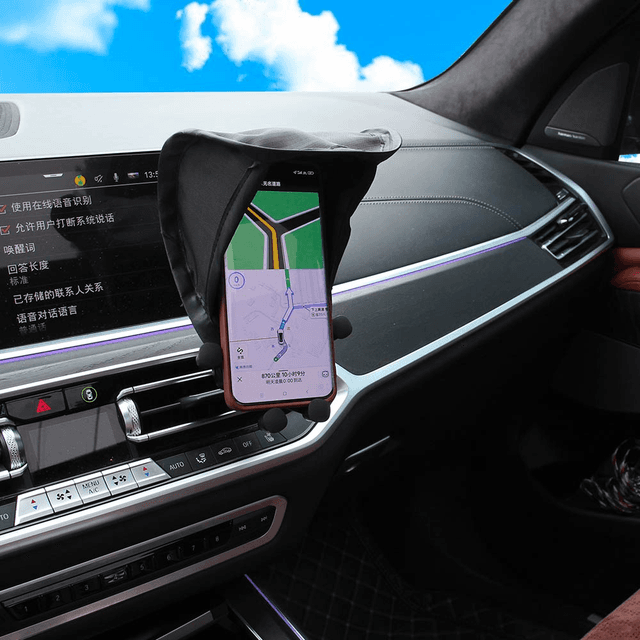 Pare-Soleil pour Smartphone Noir