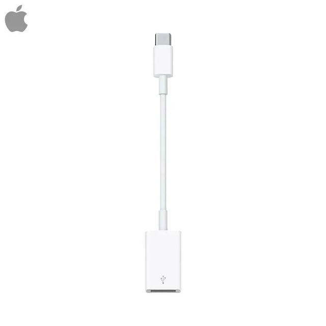 Adaptateur OTG Type-C Femelle vers USB Mâle Apple MJ1M2ZM/A Blanc