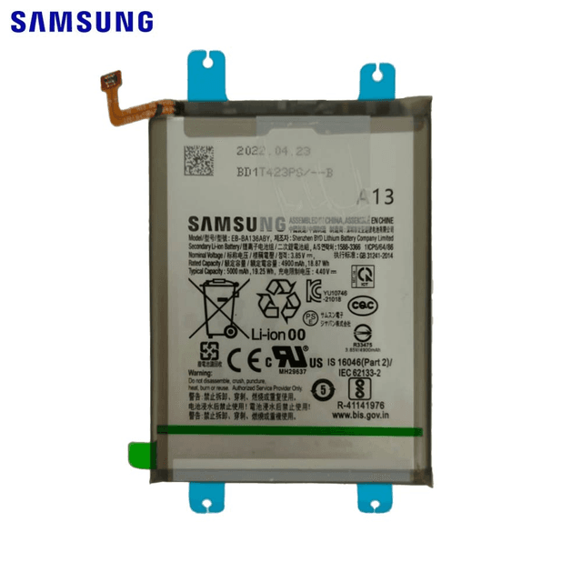 Batterie Originale Samsung Galaxy A13 5G A136/Galaxy M13 5G M136 GH82-27431A EB-BA136ABY