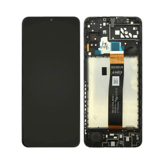 Ecran Tactile OEM avec Châssis Samsung Galaxy A04s A047F Noir