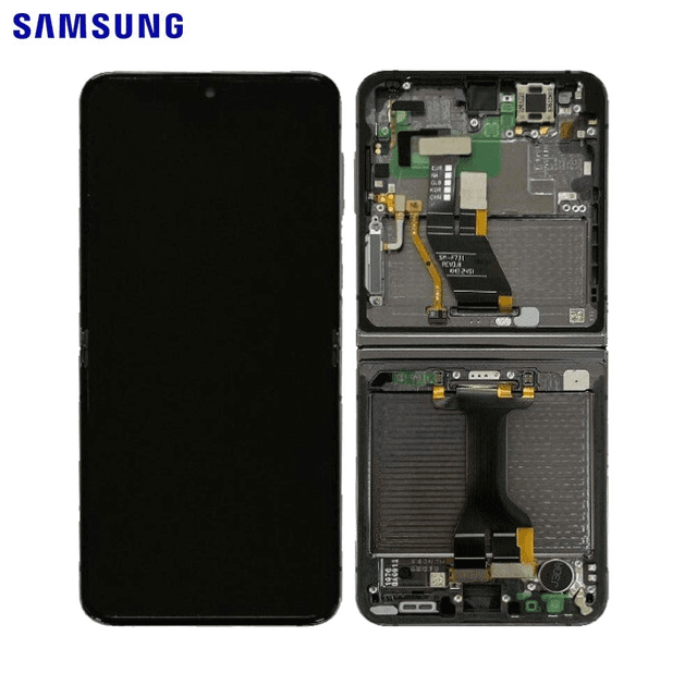 Ecran Tactile Original Samsung Galaxy Z Flip 5 5G F731 GH82-31827A GH82-31828A Graphite