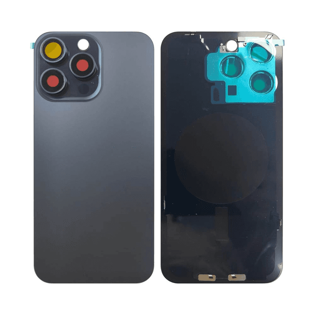 Cache Arrière Premium Apple iPhone 15 Pro Max (Without Part) Titane Bleu