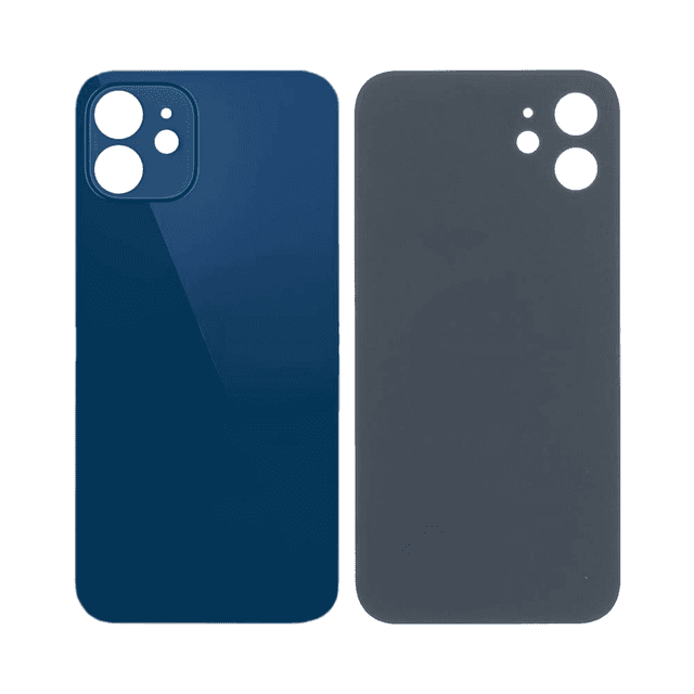 Vitre Arrière Apple iPhone 12 (Laser LH) Bleu