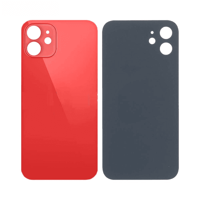 Vitre Arrière Apple iPhone 12 (Laser LH) Rouge