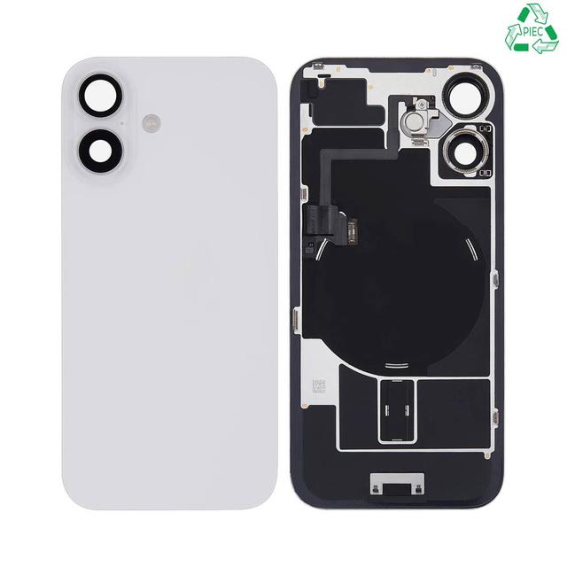 Cache Arrière Aftermarket (PIEC) Apple iPhone 16 Blanc