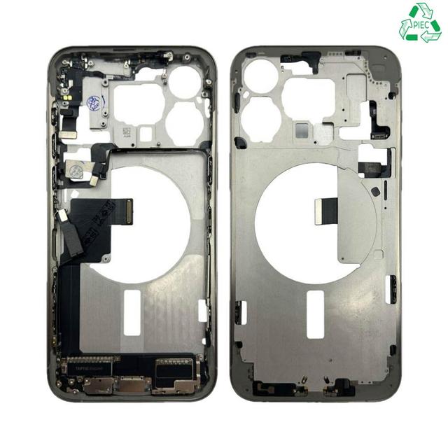 Châssis Intermédiaire Aftermarket (PIEC) Apple iPhone 15 Pro Max Titane Blanc