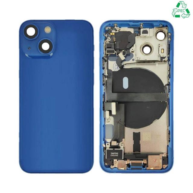 Coque de Réparation Complète Aftermarket (PIEC) Apple iPhone 13 Mini Bleu