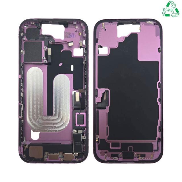 Châssis Intermédiaire Original Pulled (PIEC) Apple iPhone 16 Rose