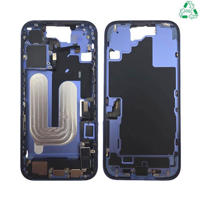 Châssis Intermédiaire Original Pulled (PIEC) Apple iPhone 16 Outremer