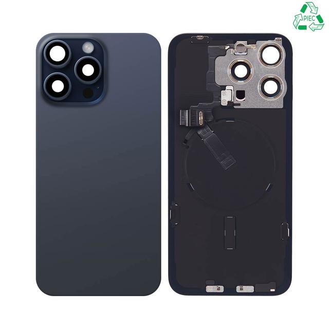 Cache Arrière Original Pulled (PIEC) Apple iPhone 15 Pro Max Grade A++ Titane Bleu