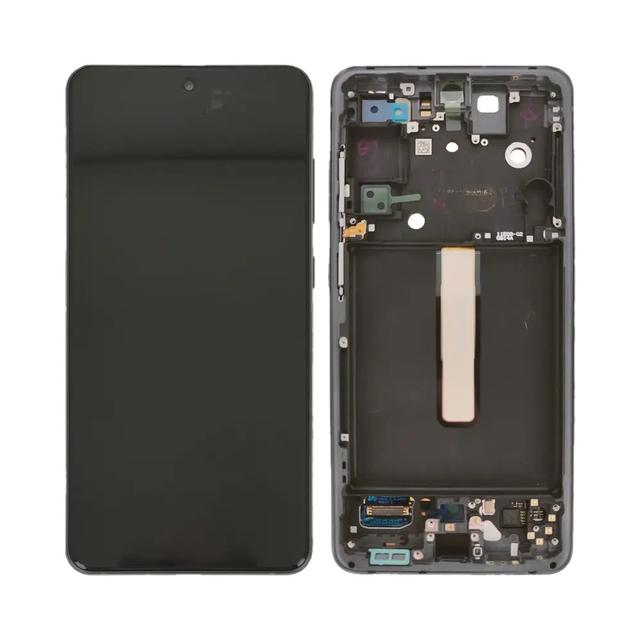 Ecran Tactile Oled avec Châssis Samsung Galaxy S21 FE G990 Graphite